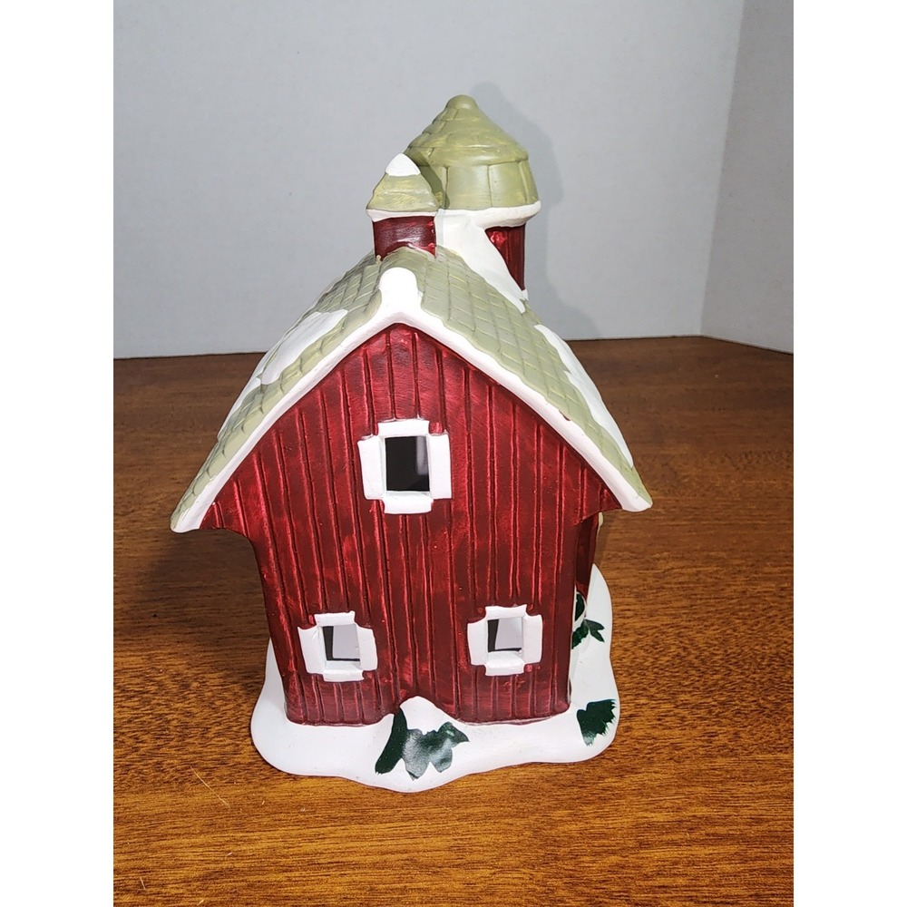 Pacific Rim 1991 Maidson Barn – Vintage Ceramic Farmhouse Christmas House - Picture 4 of 9